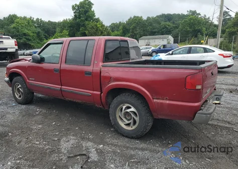 2002 Chevrolet S Truck S10 from USA, damaged, VIN 1GCDT13W82K193777